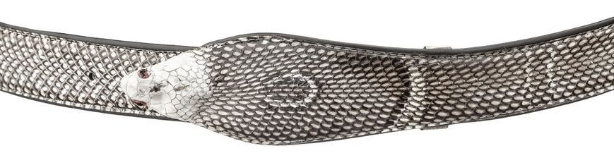 Ремень SNAKE LEATHER 18595 из натуральной кожи кобры Белый 18595 фото