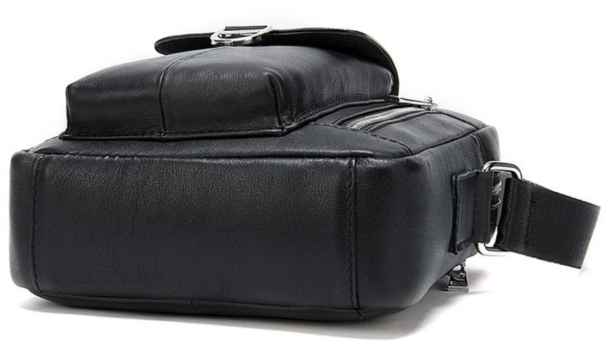 Compact leather bag Vintage 20030 Black 20030 фото