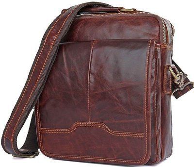 Сумка Vintage 14550 з натуральної шкіри, Коричнева 14550 фото
