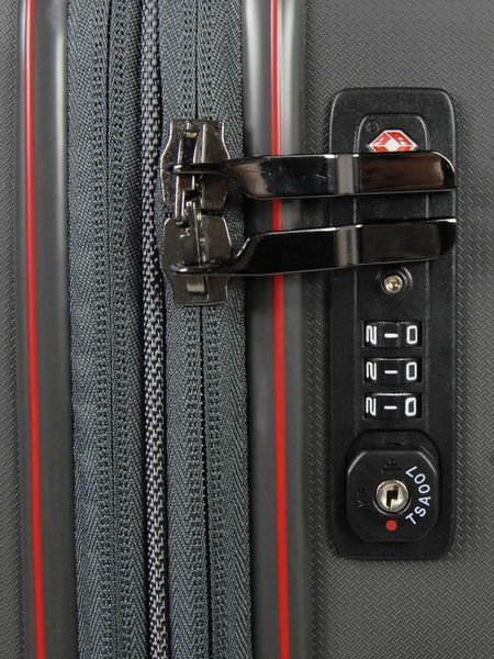 Polypropylene suitcase with expansion France large L black | 77x52x30 cm | 105 l | Weight: 4.4 kg | Snowball 61303 61303-4 M фото