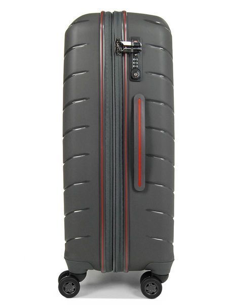 Polypropylene suitcase with expansion France large L black | 77x52x30 cm | 105 l | Weight: 4.4 kg | Snowball 61303 61303-4 M фото