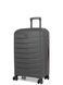 Polypropylene suitcase with expansion France large L black | 77x52x30 cm | 105 l | Weight: 4.4 kg | Snowball 61303 61303-4 M фото 1