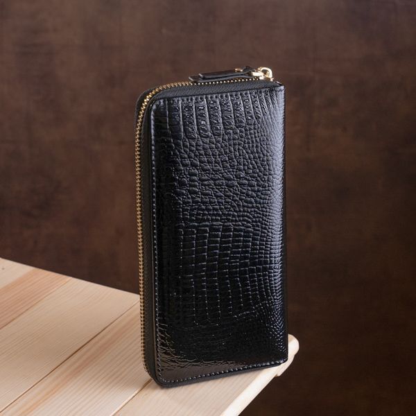 Кошелек женский ST Leather 18399 (S4001A) натуральная кожа Черный 18399 фото