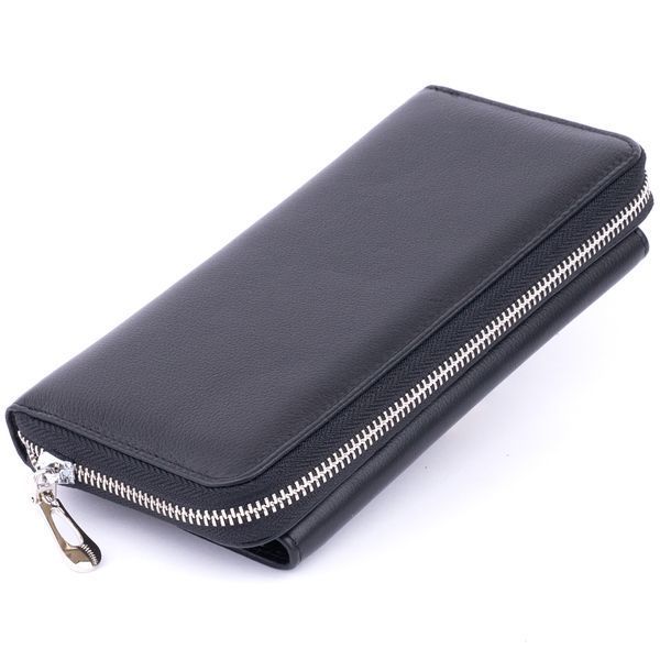 Кошелек с кармашком на лицевой стороне женский ST Leather 19367 Черный 19367 фото