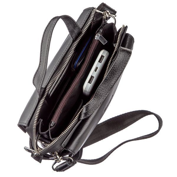 Men's purse made of genuine leather 17367 KARYA Black 17367 фото
