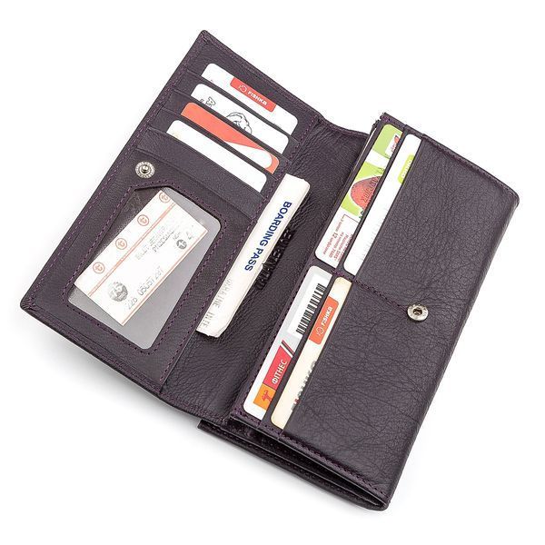Кошелек женский ST Leather 18403 (ST1518) нарядный Фиолетовый 18403 фото