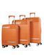 Polypropylene suitcase with expansion medium M orange | 67*45*27 cm | 3.5 kg | 73 l | Snowball 91203 91203-OrangeM фото 3