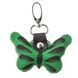 Keychain souvenir butterfly STINGRAY LEATHER 18539 made of genuine stingray leather Green 18539 фото 1