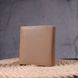 Stylish women's wallet with coin holder made of genuine leather KARYA 21378 Beige 21378 фото 7