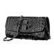 Clutch bag CROCODILE LEATHER 18242 made of genuine crocodile leather Black 18242 фото 1