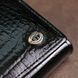 Шкіряний жіночий лакований гаманець ST Leather Чорний 18299 18299 фото 8