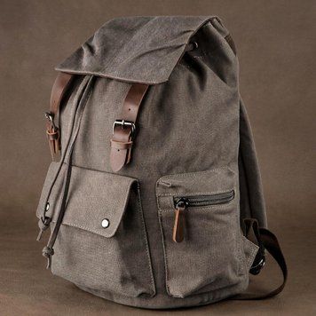 Рюкзак текстильный походный Vintage 20133 Серый 49775 фото