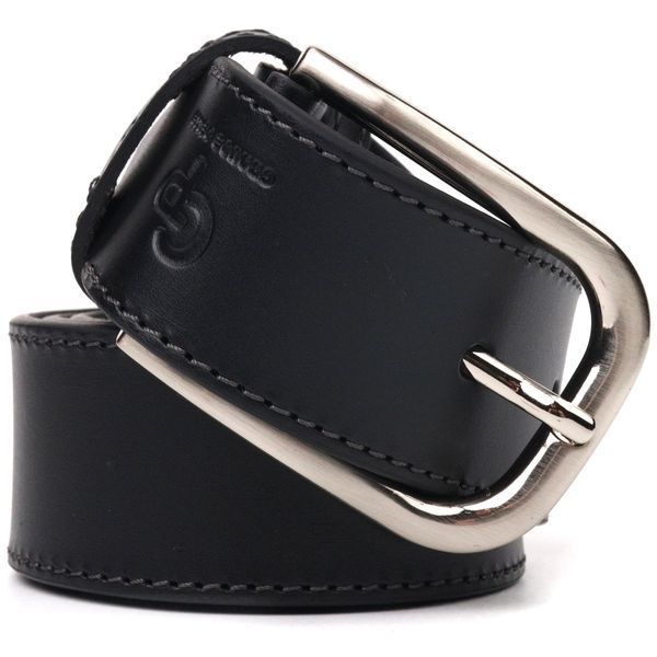 High-quality belt for men made of genuine leather Grande Pelle 21463 Black 21463 фото