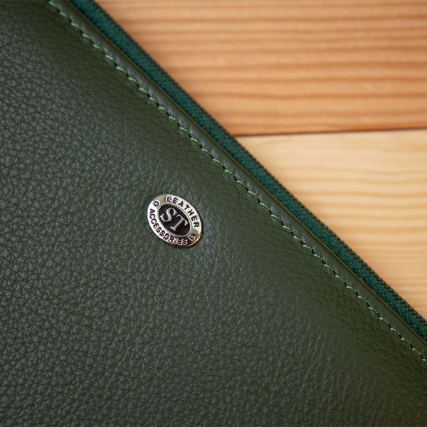Красивый женский кожаный кошелек ST Leather&nbsp;19377 Зеленый 19377 фото