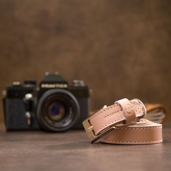 Thin women's leather belt GRANDE PELLE 11448 Pink 11448 фото