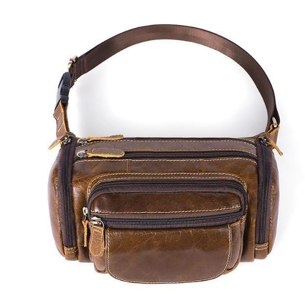 Oversized belt bag Vintage 14695 Brown 14695 фото