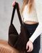 Women's leather bag "Candy" chocolate K7045 фото 3