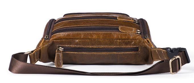 Oversized belt bag Vintage 14695 Brown 14695 фото