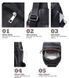 Men's leather shoulder bag Vintage 14840 Black 14840 фото 9
