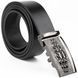 Men's belt with automatic buckle and exotic silhouette Vintage 20300 Black 20300 фото 4