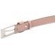 Thin women's leather belt GRANDE PELLE 11448 Pink 11448 фото 3