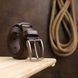 Practical men's leather belt Vintage 20722 Brown 20722 фото 6