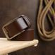 Practical men's leather belt Vintage 20722 Brown 20722 фото 8