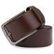 Practical men's leather belt Vintage 20722 Brown 20722 фото 2