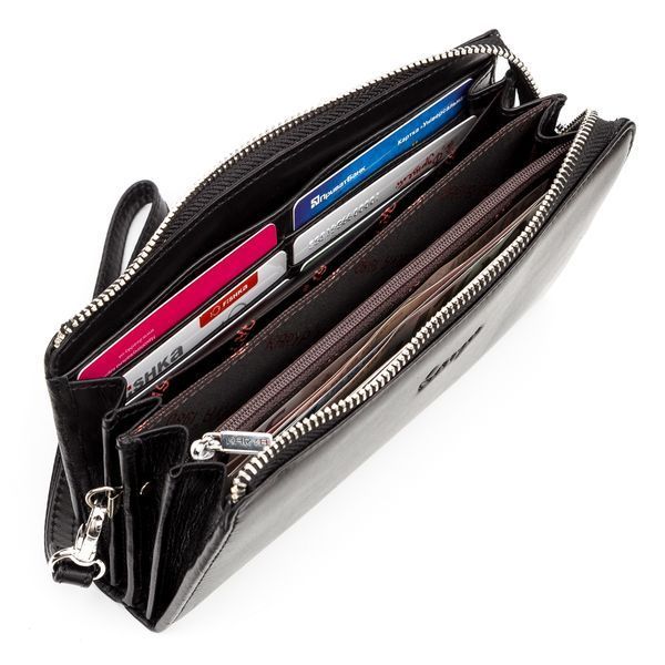 Men's handbag KARYA 17199 leather Black 17199 фото