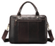 Сумка-портфель мужская из кожи Vintage 20004 Коричневая 20004 фото 2