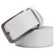 Unisex leather belt Vintage 20724 White 20724 фото 3