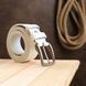 Unisex leather belt Vintage 20724 White 20724 фото 6