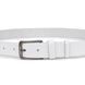 Unisex leather belt Vintage 20724 White 20724 фото 5