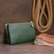 Вместительный клатч из двух частей женский ST Leather 19253 Зеленый 19253 фото 7
