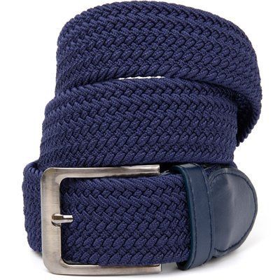 Textile belt men's classic Vintage 20520 Blue 20520 фото