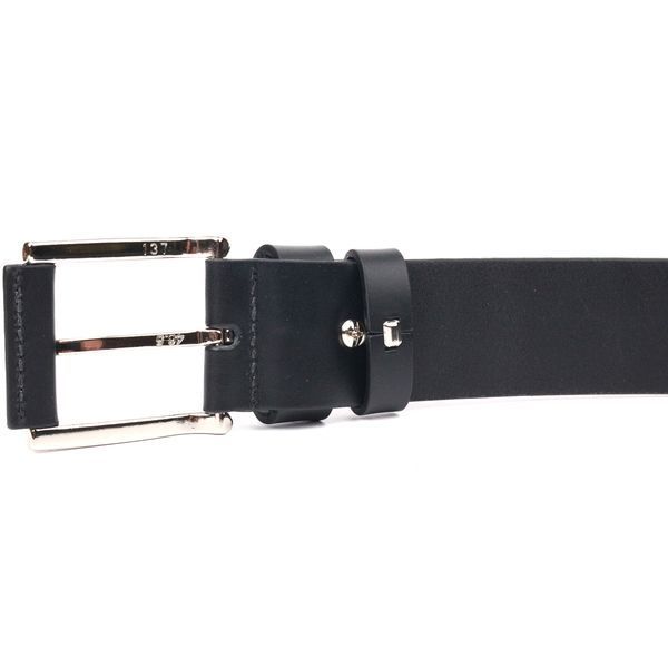 High-quality belt for men made of genuine leather Grande Pelle 21466 Black 21466 фото