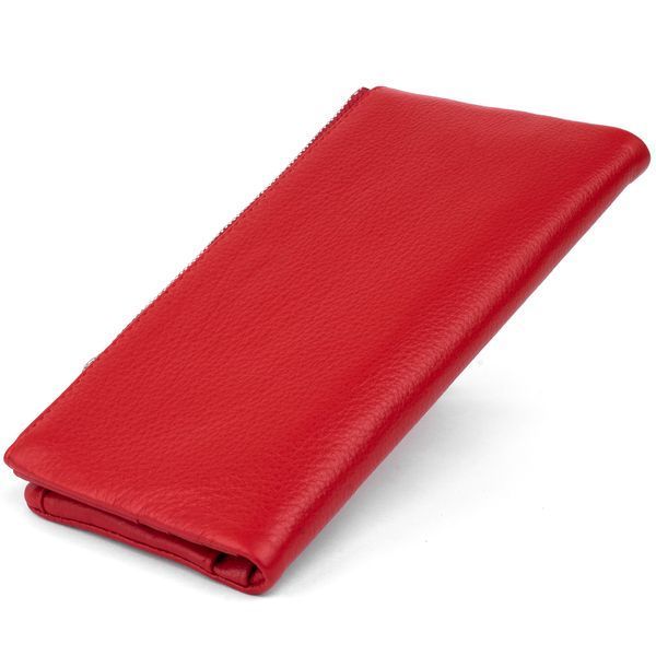 Вертикальный кошелек на кнопке женский ST Leather 19202 Красный 19202 фото
