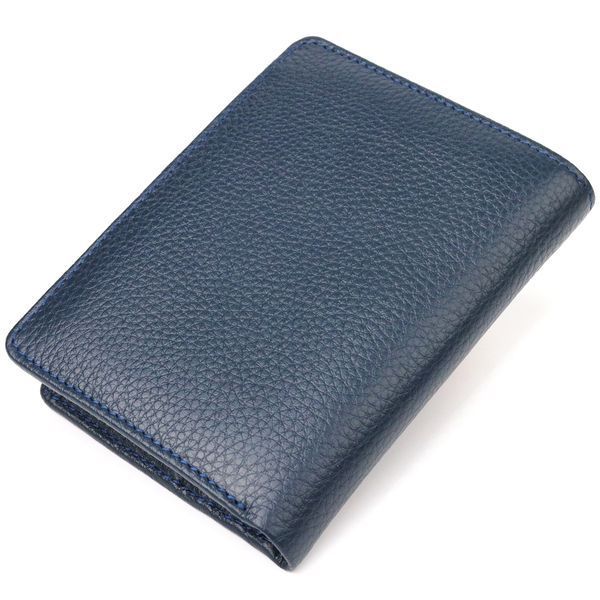 Interesting vertical wallet made of genuine leather CANPELLINI 21675 Blue 21675 фото