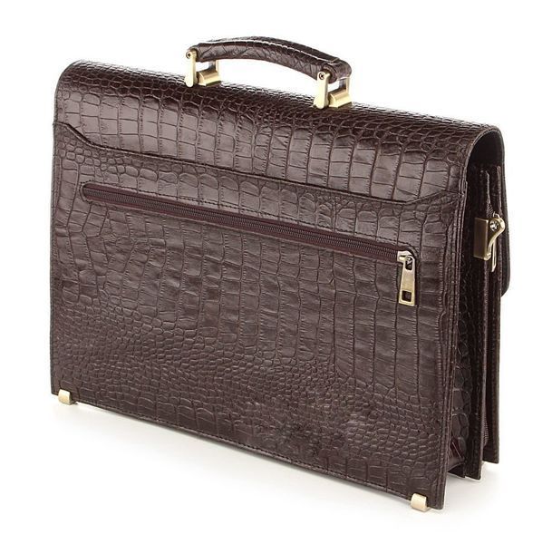 Портфель деловой SHVIGEL 00364 из натуральной кожи Коричневый 00364 фото