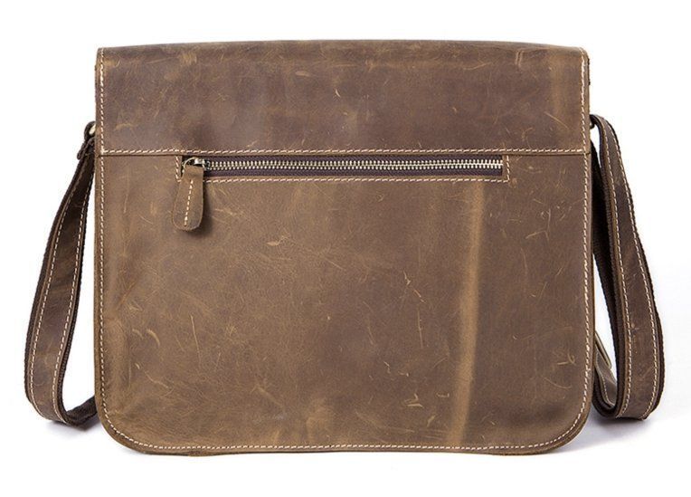 Men's bag with antique effect Vintage 14697 Brown 14697 фото