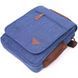 Interesting men's textile shoulder bag 21264 Vintage Blue 21264 фото 3