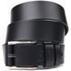 High-quality belt for men made of genuine leather Grande Pelle 21466 Black 21466 фото 1