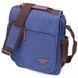Interesting men's textile shoulder bag 21264 Vintage Blue 21264 фото 1