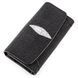 Женский клатч из натуральной кожи ската STINGRAY LEATHER 18037 Черный 18037 фото 1