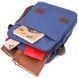 Interesting men's textile shoulder bag 21264 Vintage Blue 21264 фото 6