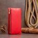Вертикальный кошелек на кнопке женский ST Leather 19202 Красный 19202 фото 7