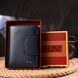 Interesting vertical wallet made of genuine leather CANPELLINI 21675 Blue 21675 фото 9