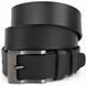 Men's belt with darkened mechanics buckle Vintage 20317 Black 20317 фото 1