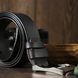 Men's belt with darkened mechanics buckle Vintage 20317 Black 20317 фото 6