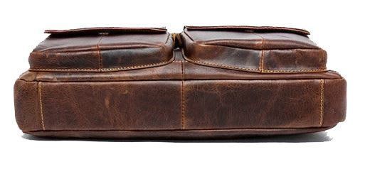 Сумка для ноутбука из натуральной кожи Vintage 14867 Коричневая 14867 фото
